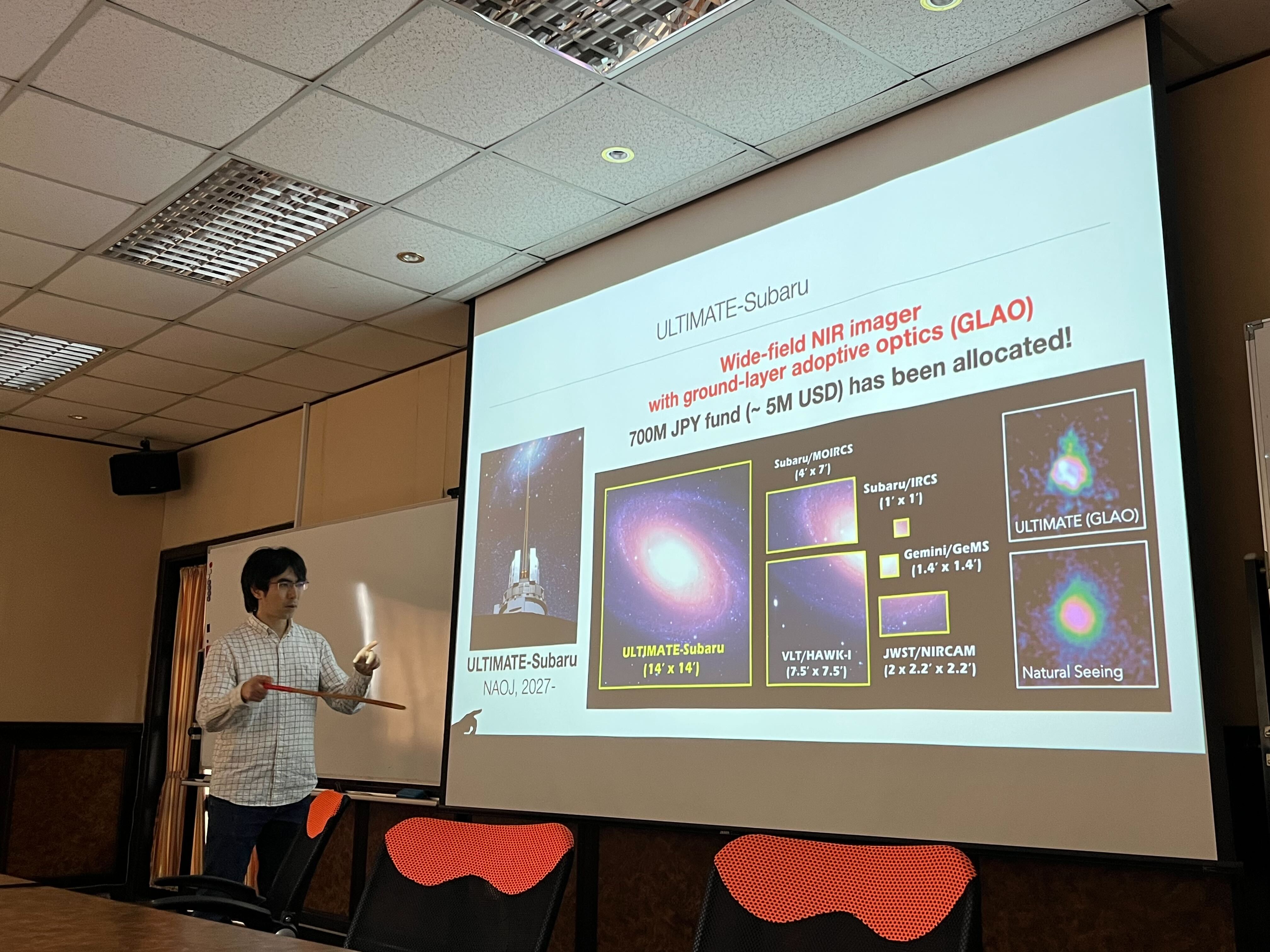 Prof. Takashi Moriya演講照片