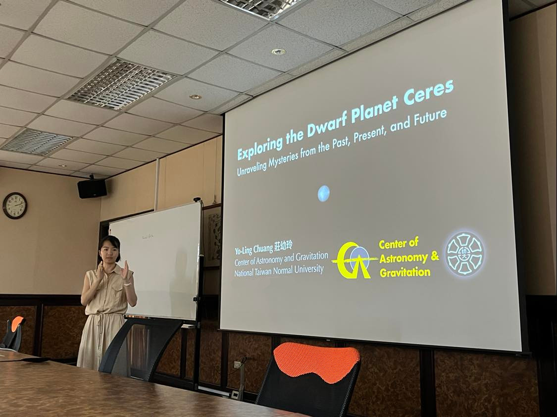 Dr. Yo-Ling Chuang演講照片