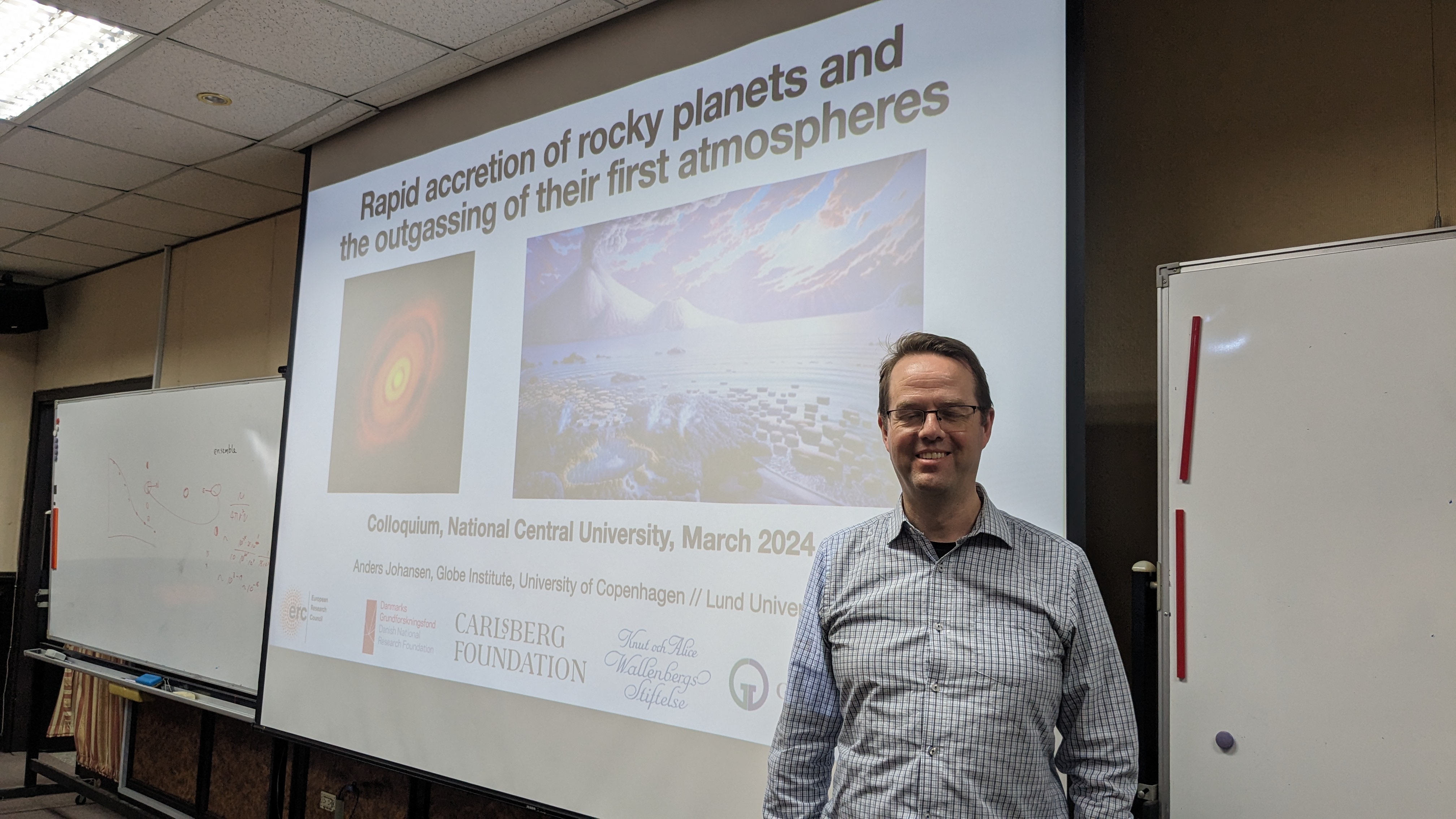 Prof. Anders Johansen演講照片