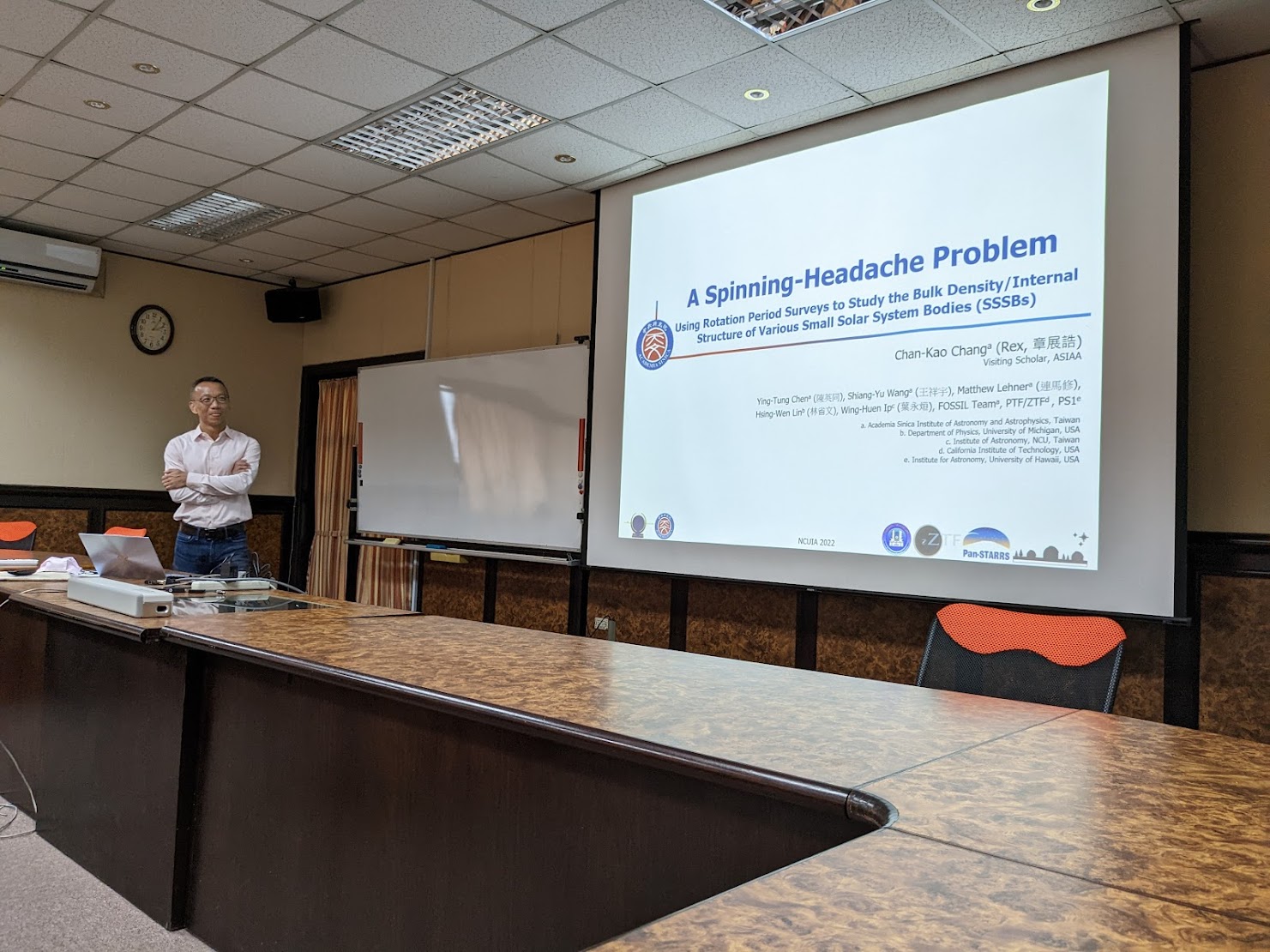 Dr. Rex Chan-Kao Chang演講照片