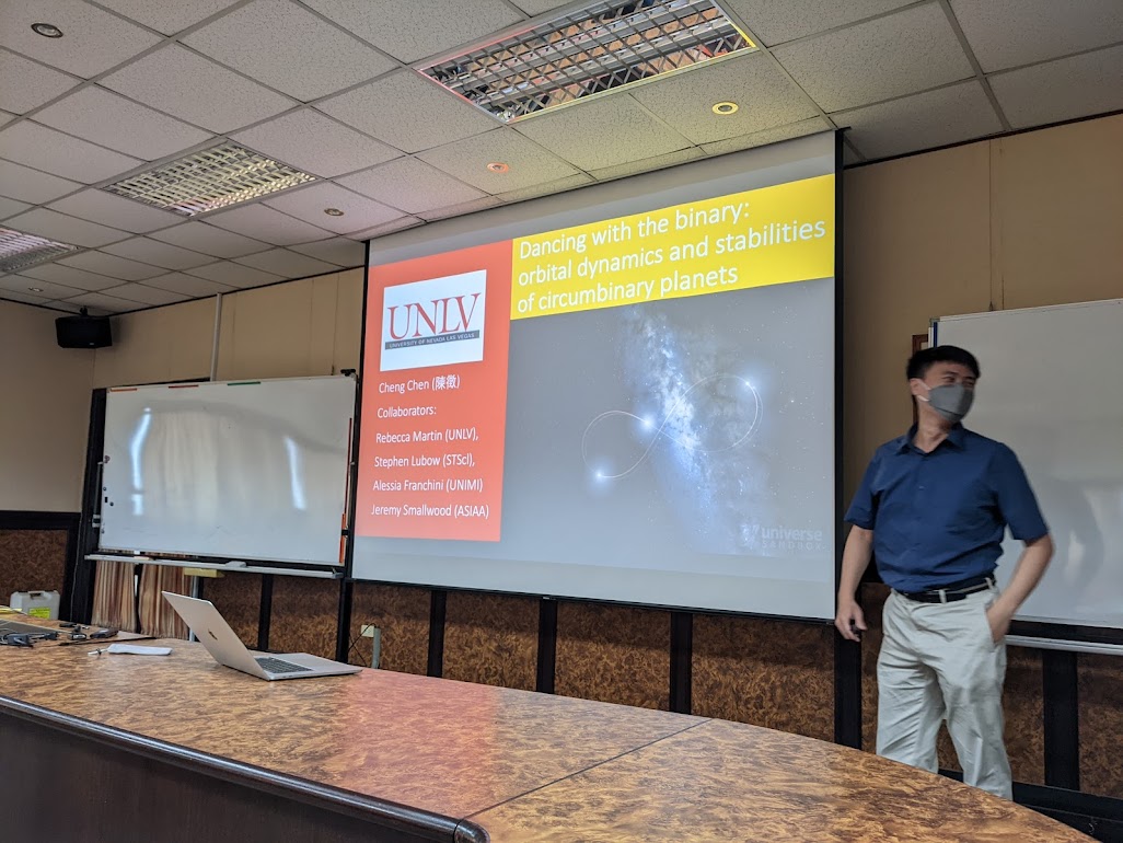 陳徵博士演講照片