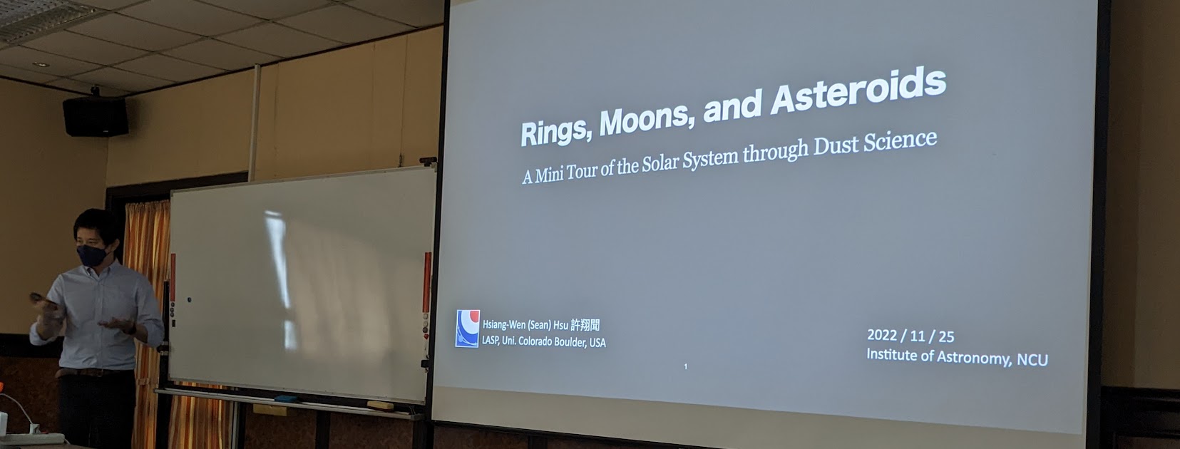 Dr. Sean Hsiang-Wen Hsu演講照片