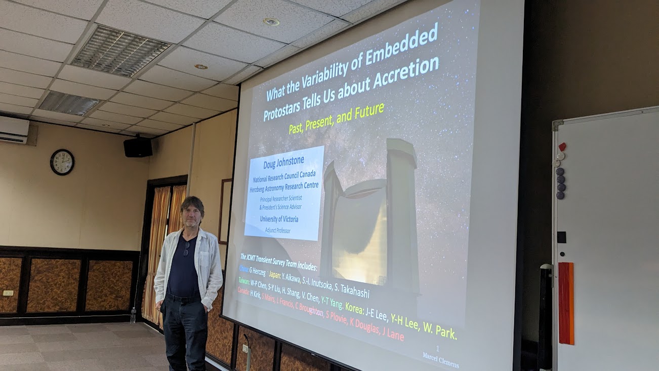 Dr. Doug Johnstone演講照片