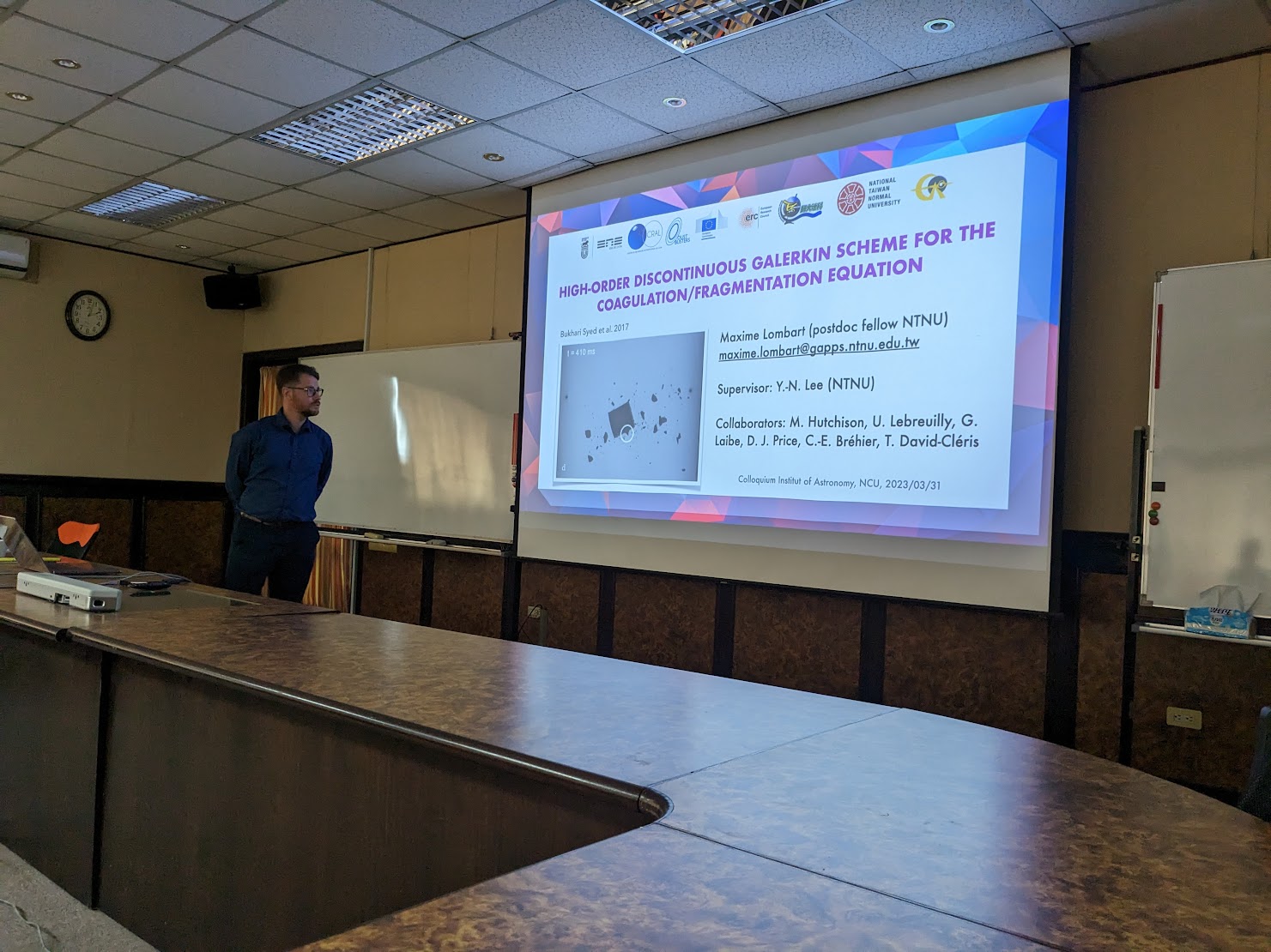 Dr. Maxime Lombart演講照片