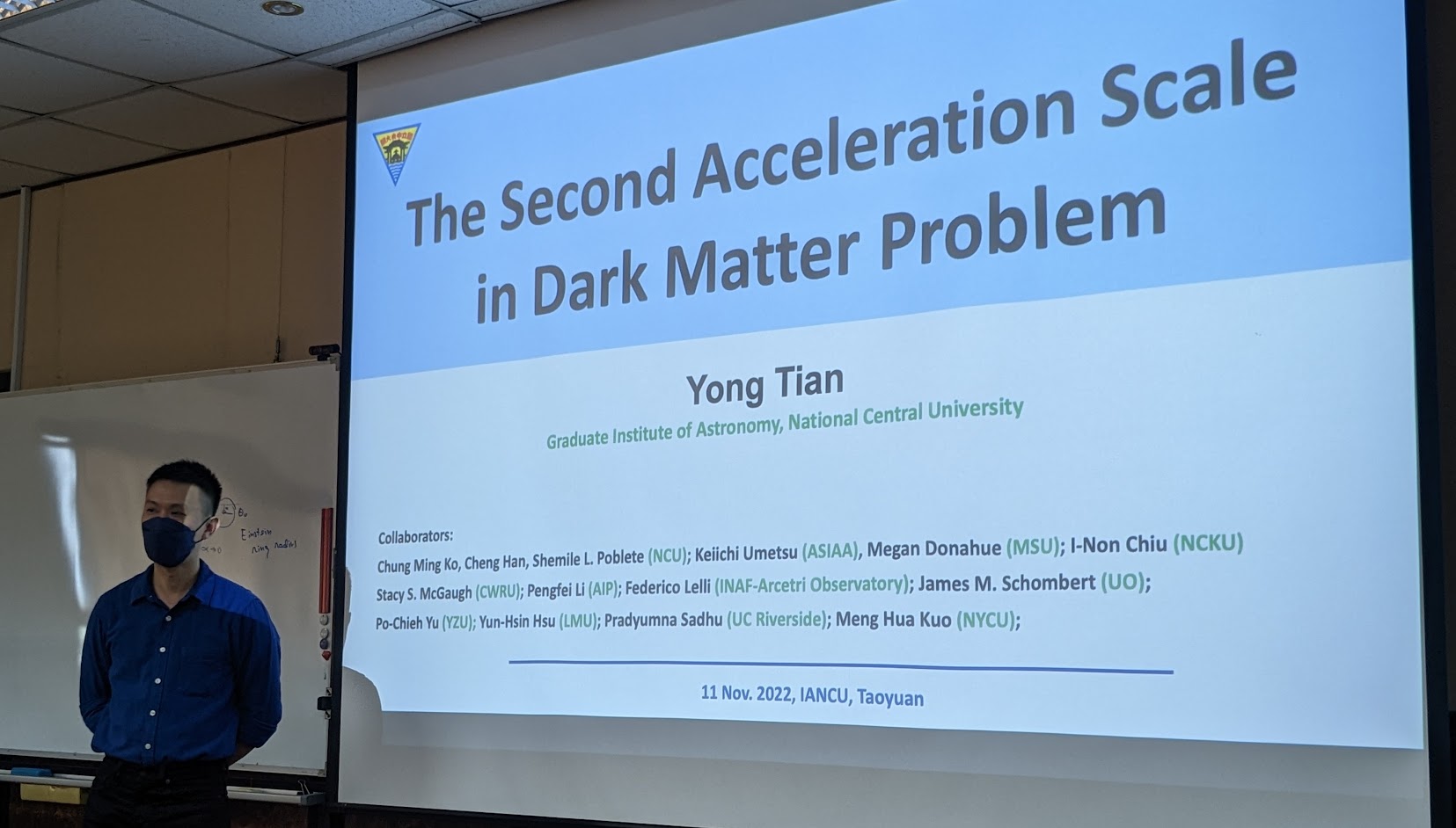 Dr. Yong Tian演講照片