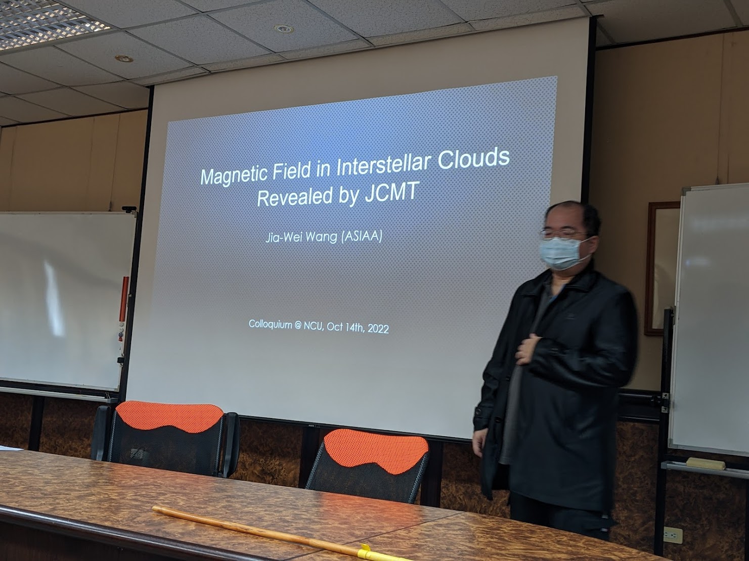 Dr. Jia-Wei Wang演講照片