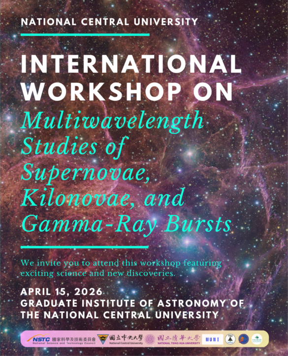 International Workshop on Multiwavelength Studies of Supernovae, Kilonovae, and Gamma-Ray Bursts海報