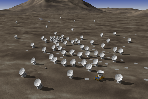 ALMA 12 米陣列示意圖